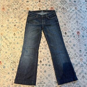 7 For All Mankind Dark Blue Dojo Jeans